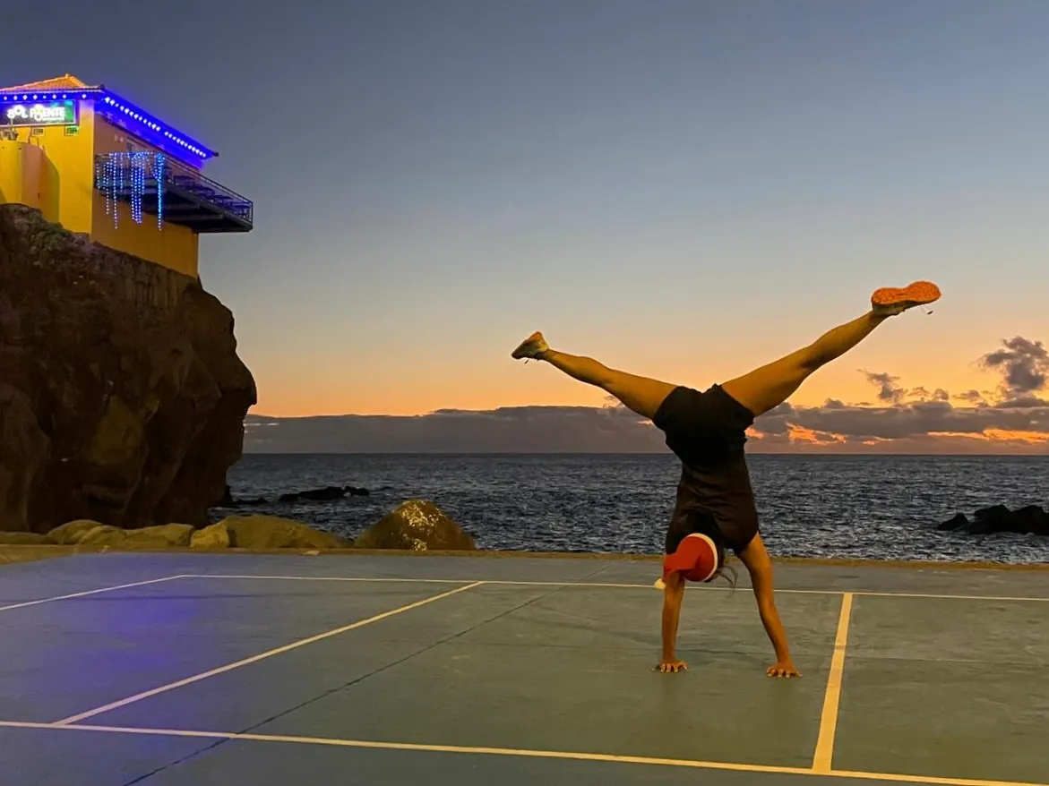 xmas beach workout