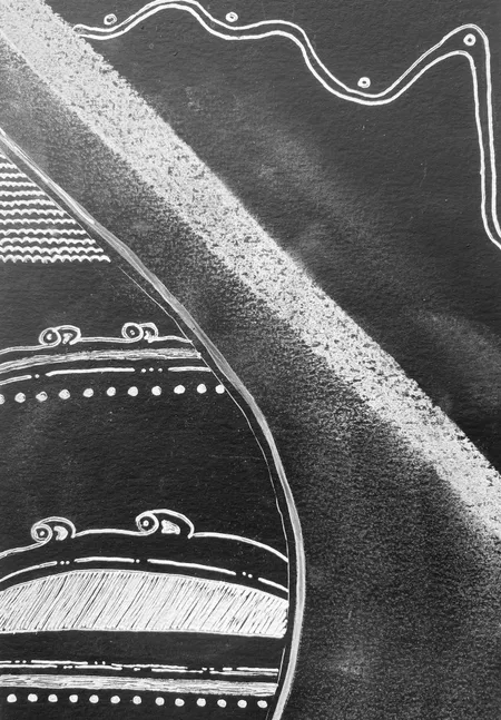 7 Days of Black'n'White Drawings - Practising Trust & Completion