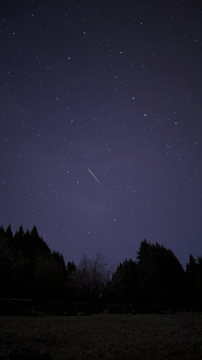 madeira terreiros camping night sky shooting star