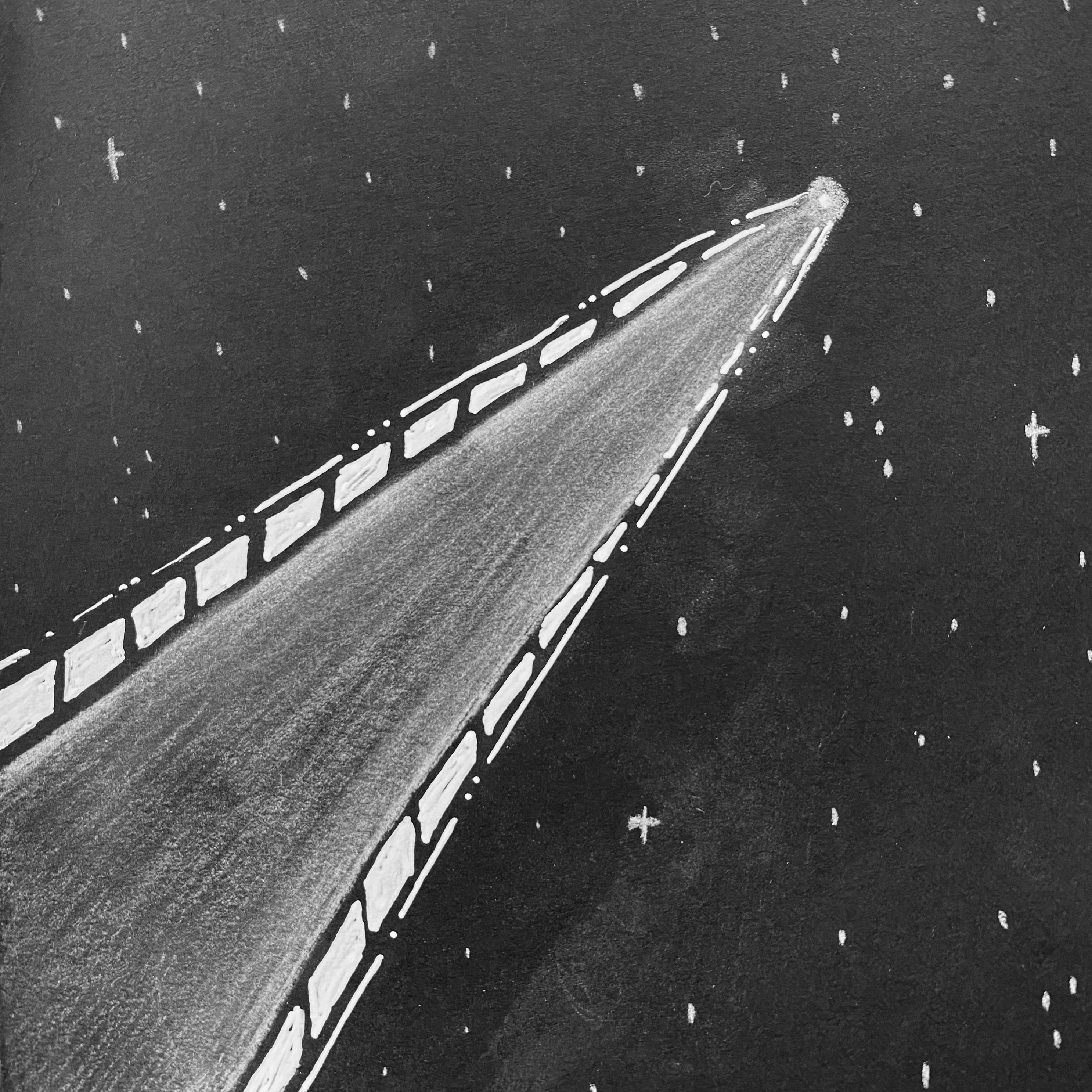 7 days of black'n'white drawings part 1