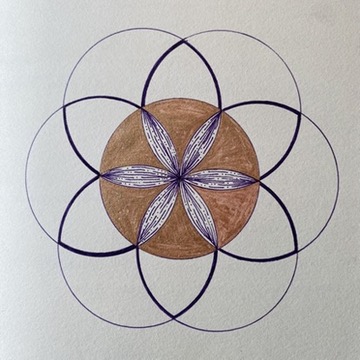 7 days of sacred geometry mandala part 1