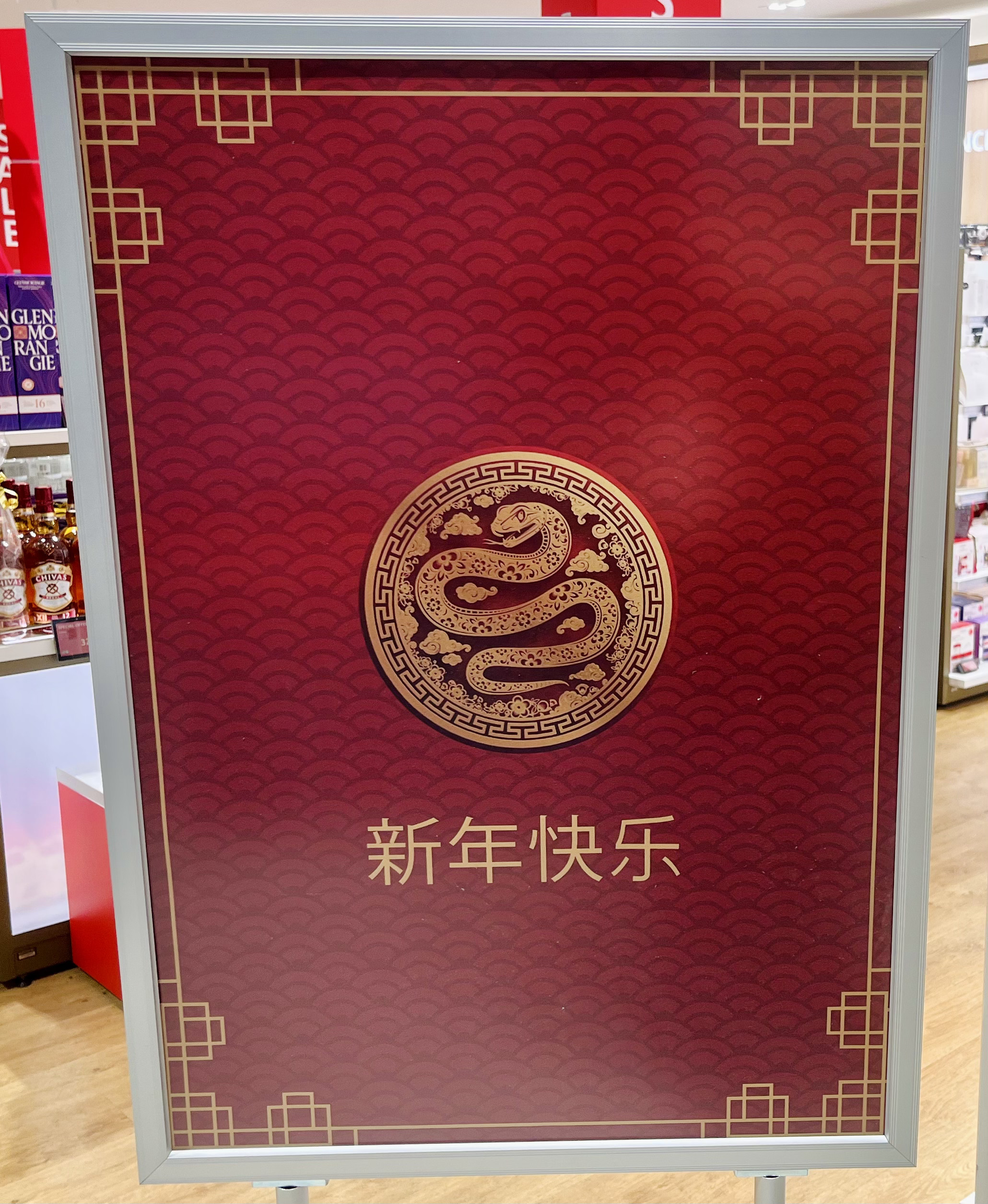 airport happy new year