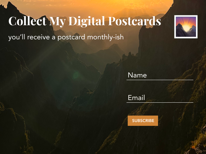 newsletter design postcard 1