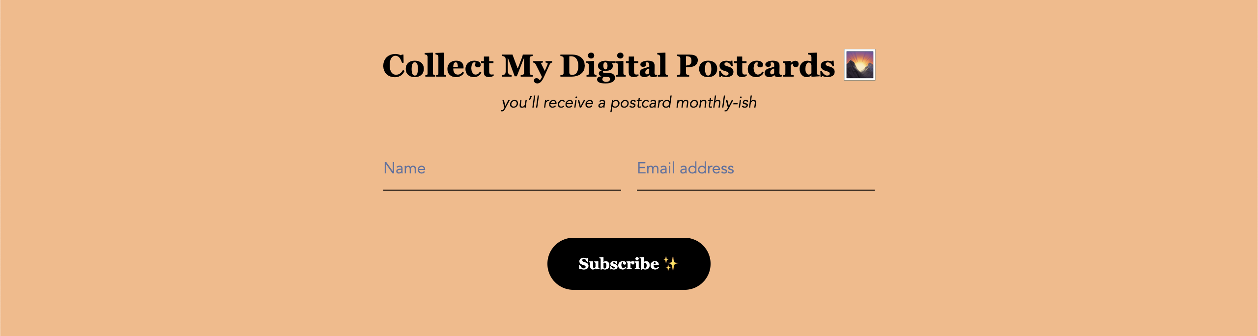 newsletter design postcard